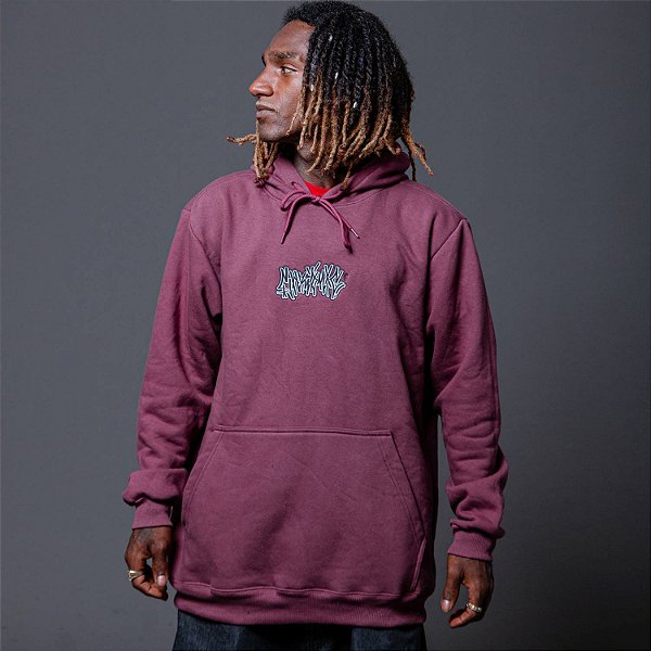 Moletom Chronic Algodão Logo Bordado Vinho