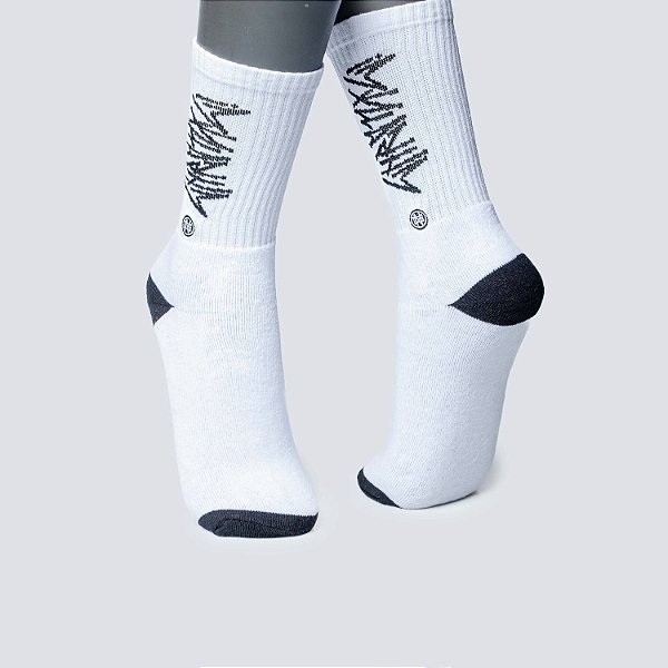 Meia Chronic Cano Alto Urban Classic Branca