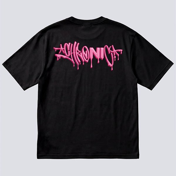 Camiseta Chronic Drip Pink Original Preta
