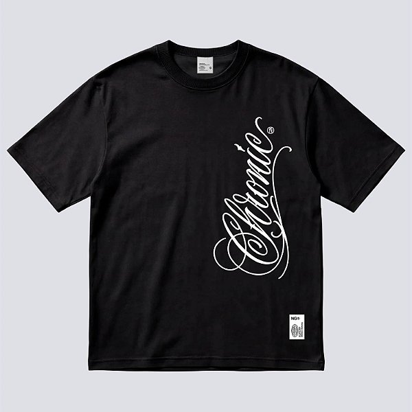 Camiseta Chronic Tag Vertical Preta Original