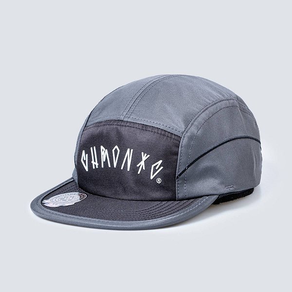 Bone Five Panel Chronic Tag Basic Line Cinza Aba Flexível