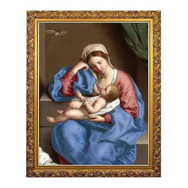 Virgem Maria e o Menino Jesus com Pintassilgo