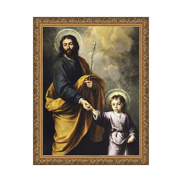 São José e o Menino Jesus