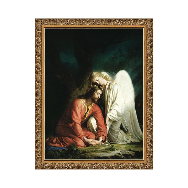 Jesus Sendo Consolado Pelo Anjo