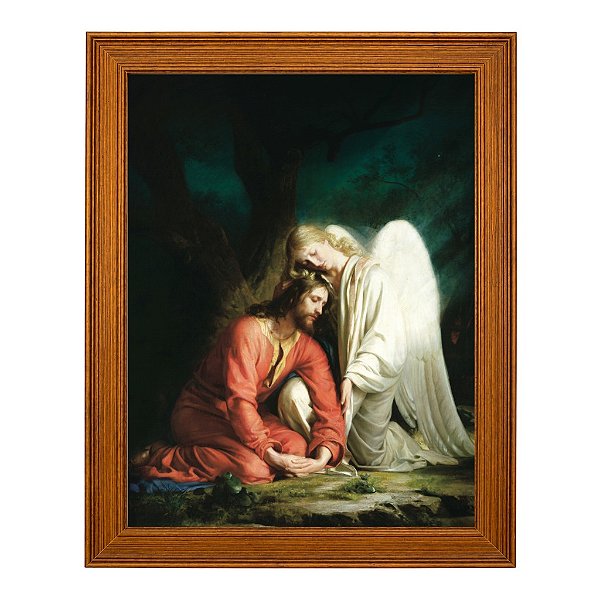 Jesus Sendo Consolado Pelo Anjo
