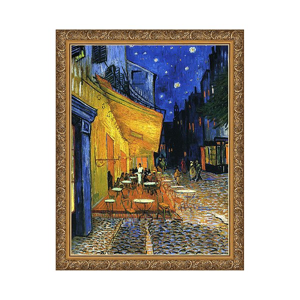 O Terraço do Café a Noite