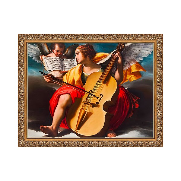 Anjo tocando Cello