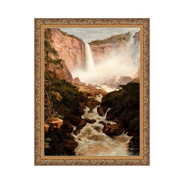 As Cataratas do Tequendama perto de Bogotá, Nova Granada (1854)