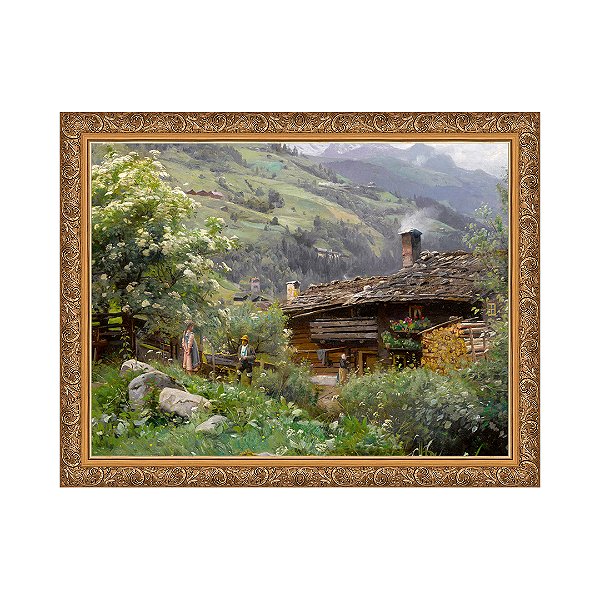 Uma casa de campo em Gastein, Áustria (1912)