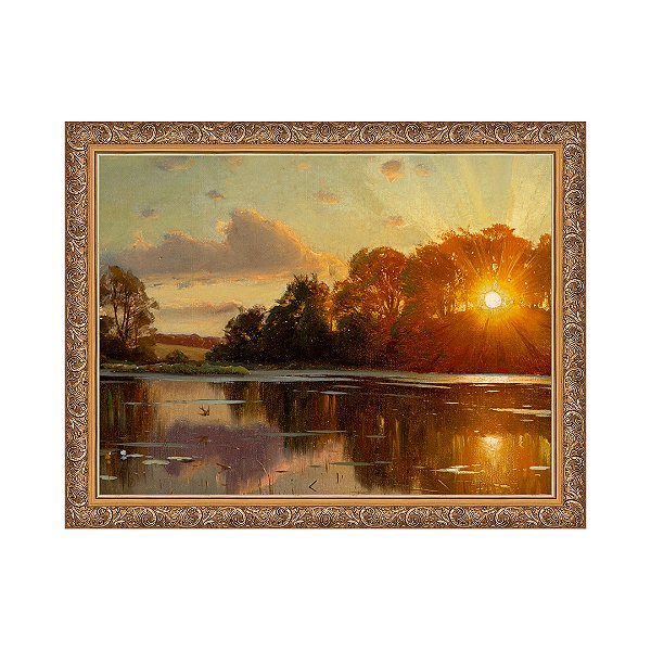 Pôr do sol em Orholm (1896)