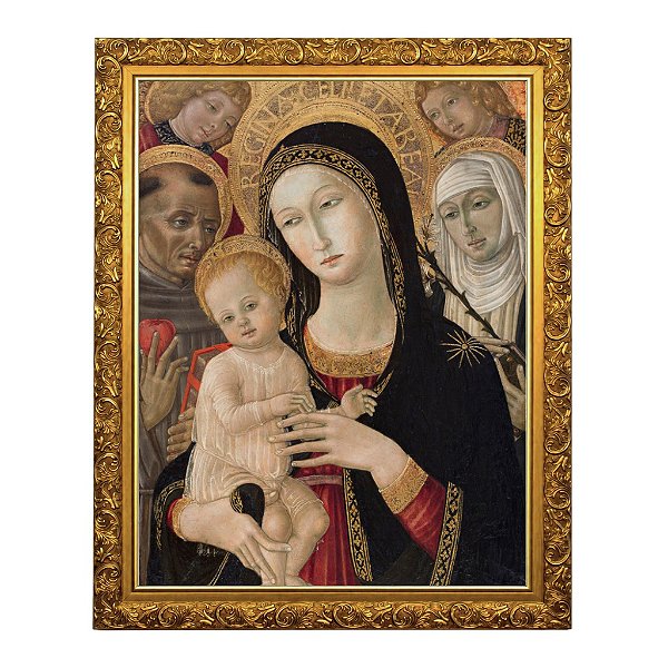 Madona, o Menino, Santa Catarina de Sena e Santo Antônio