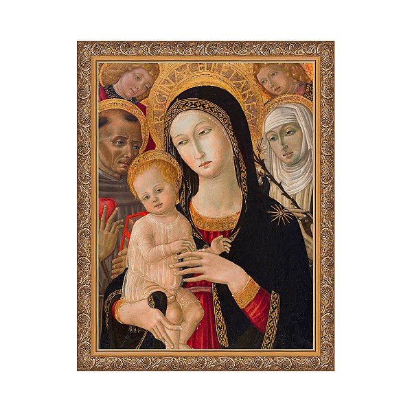 Madona, o Menino, Santa Catarina de Sena e Santo Antônio