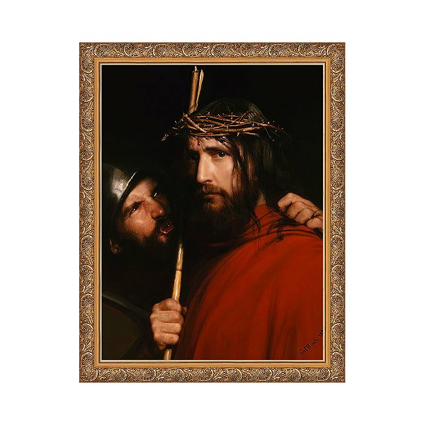 Cristo com soldado zombeteiro