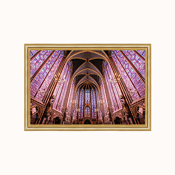 Interior da Catedral Sainte Chapelle