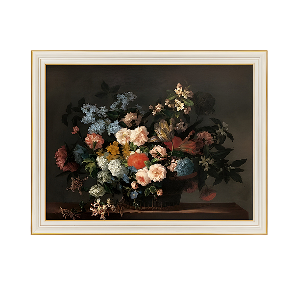 Natureza-morta com cesto de flores (década de 1690)