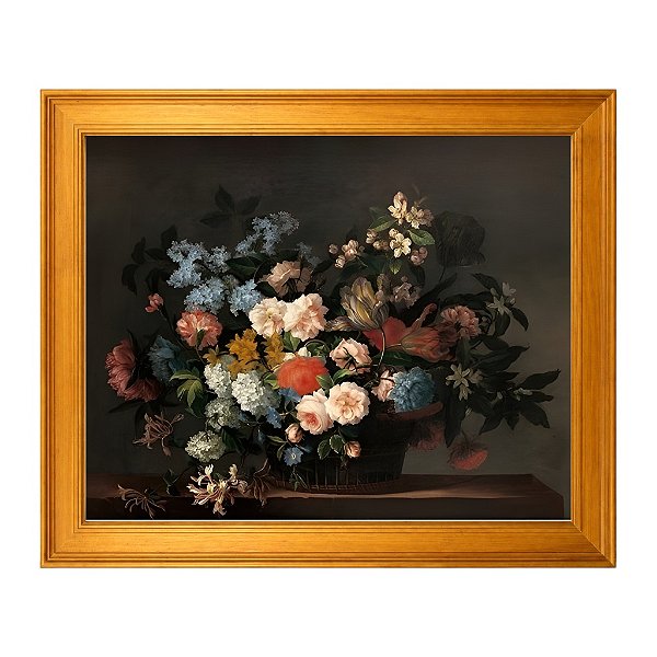 Natureza-morta com cesto de flores (década de 1690)