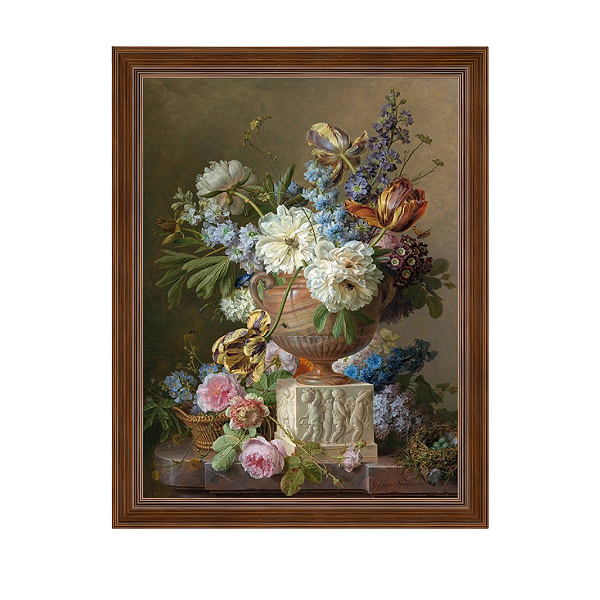 Natureza-morta de flores com vaso de alabastro (1783)