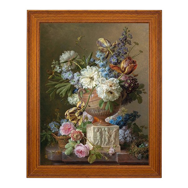 Natureza-morta de flores com vaso de alabastro (1783)
