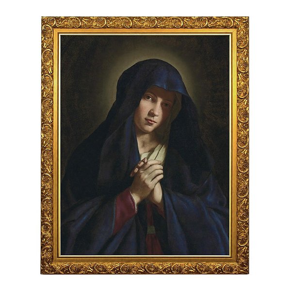 A Virgem Maria em oração