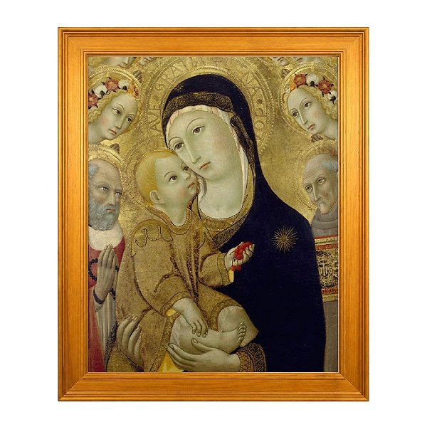 Virgem com o Menino Jesus, os Santos Jerônimo e Bernardino de Siena e Seis Anjos