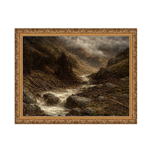 Um torrente na Engadina