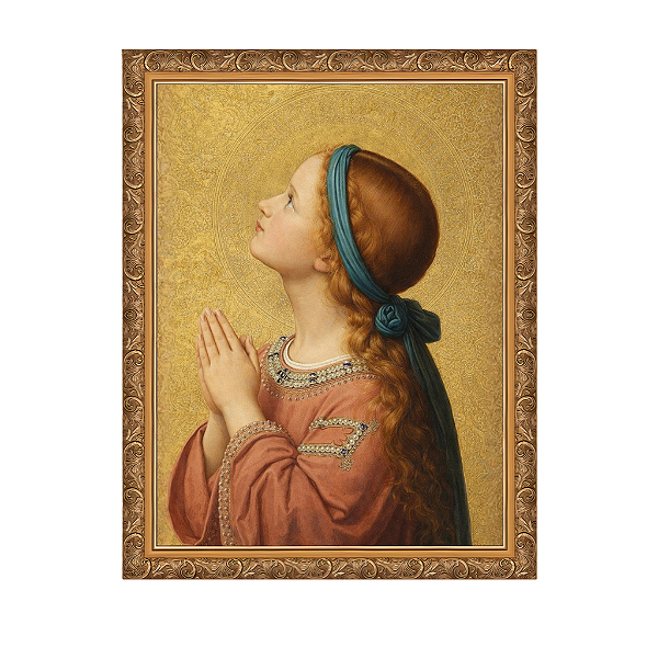 A Virgem Maria menina