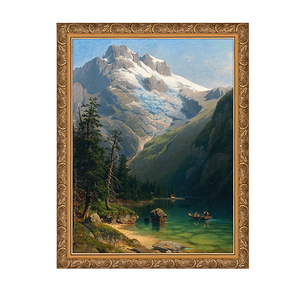 Uma cena em Salzkammergut