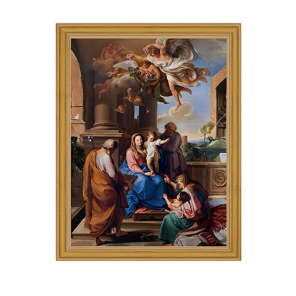 Madona com o Menino Jesus, os Santos José, Zacarias e Isabel e o Menino São João