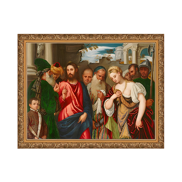 Cristo e a mulher apanhada em adultério (c. 1540)