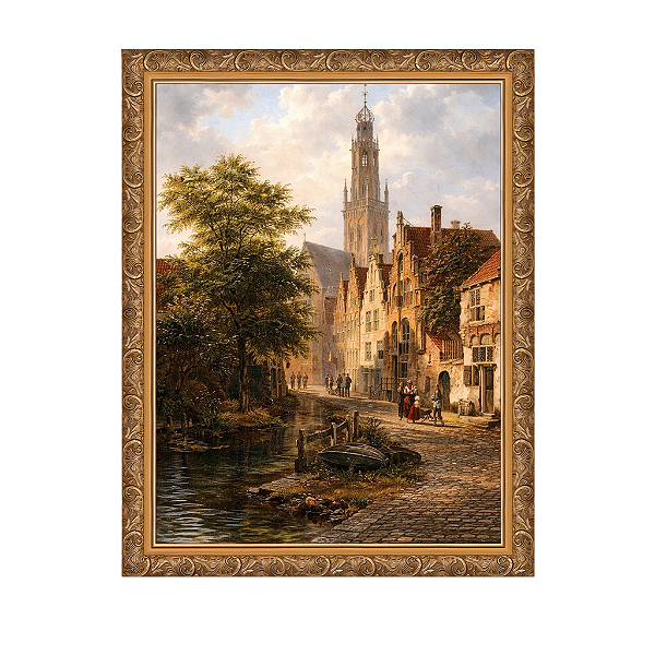 Bakenesserkerk visto da Valkestraat, Haarlem