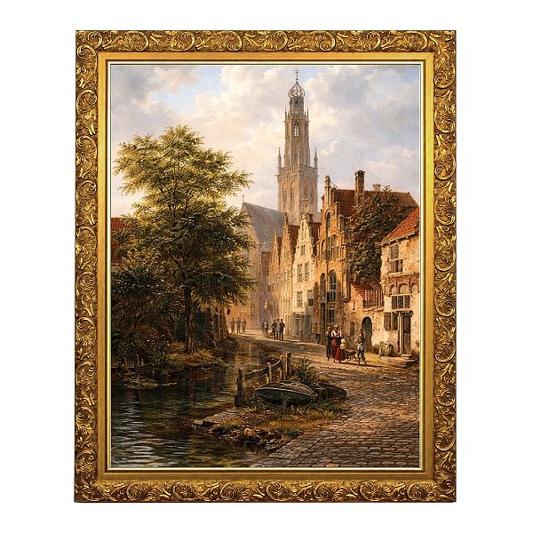 Bakenesserkerk visto da Valkestraat, Haarlem