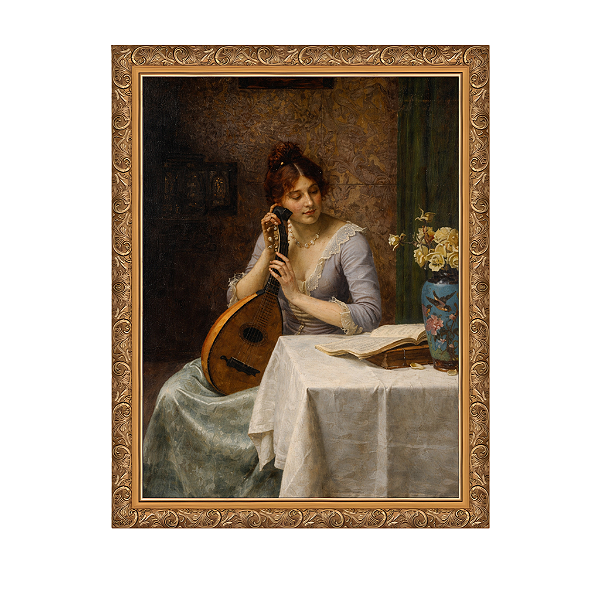 Estudando Partituras (O Vaso Cloisonné Chinês) (1904)