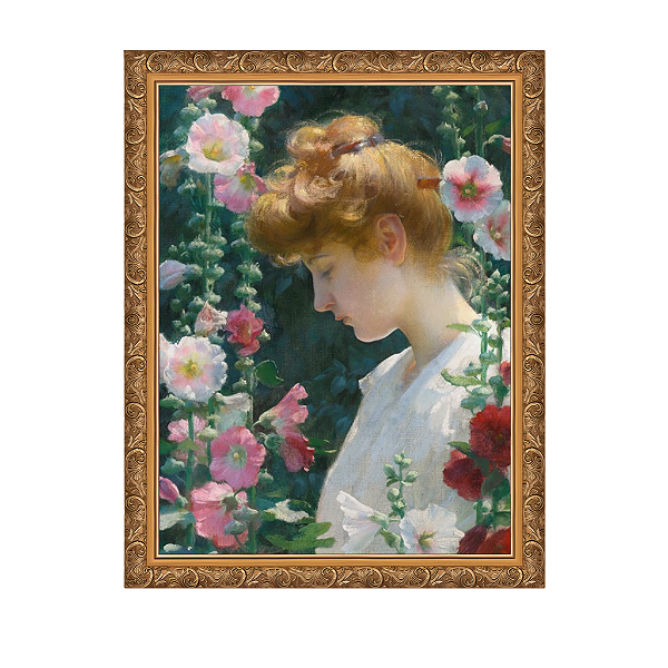 Malvas-rosas e luz solar (1902)