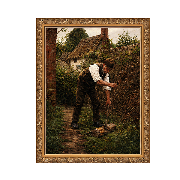 Preparando-se para o inverno (década de 1880)