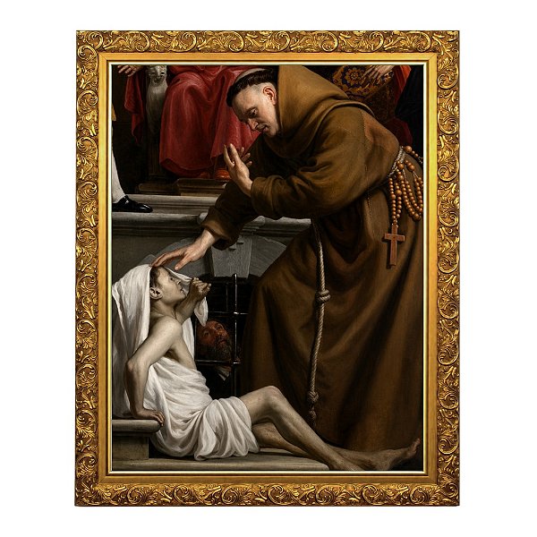 Santo Antônio ressuscitando um homem (1640 - 1650)