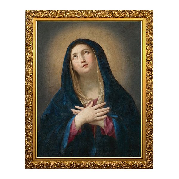 A Virgem Maria em oração