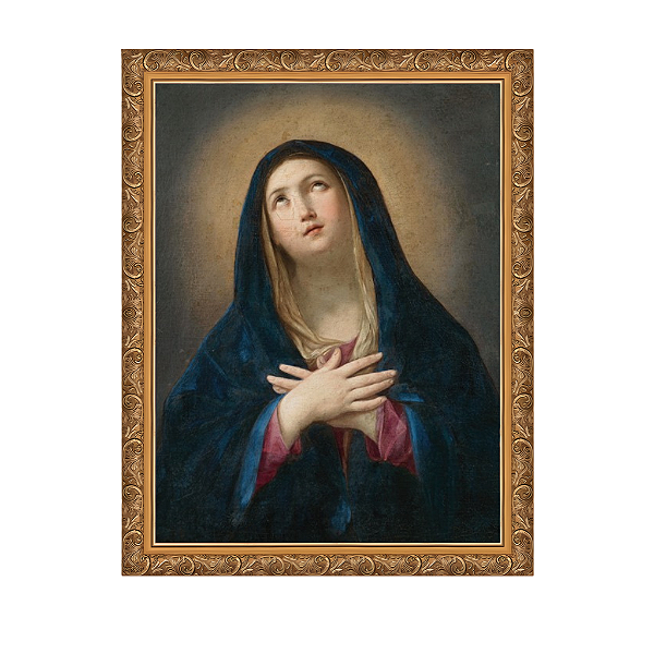 A Virgem Maria em oração
