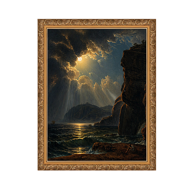 Costa Rochosa ao Luar (1830)