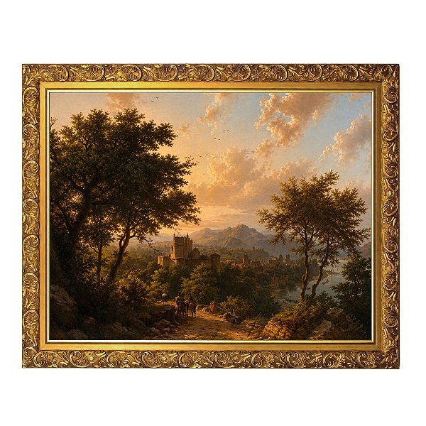 Pôr do sol no Reno (1853)