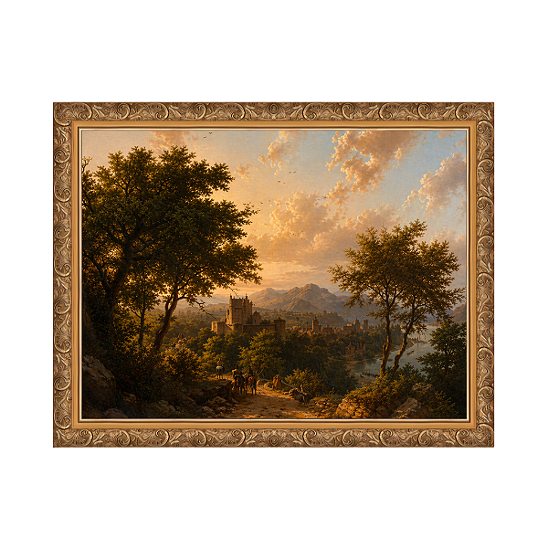 Pôr do sol no Reno (1853)