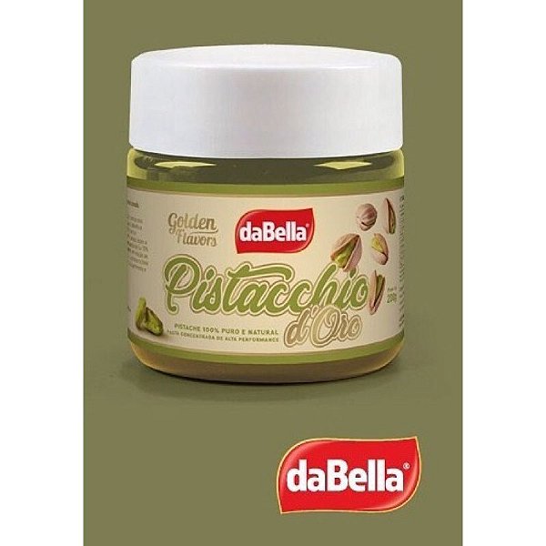 Pasta Concentrada Golden Flavors Sabor Pistacchio D'oro 200g daBella