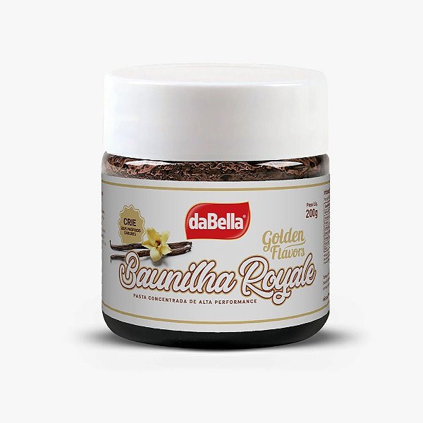 Pasta Concentrada Golden Flavors Sabor Baunilha Royale 200g daBella