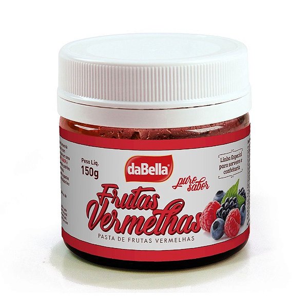Pasta Saborizante  Sabor Frutas Vermelhas 150g daBella