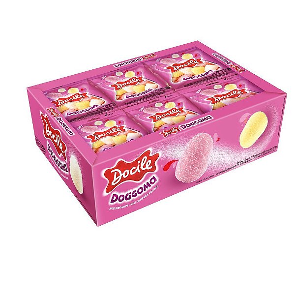 Bala de Goma Mini Gurt Display com 24 unid de 18 Gr
