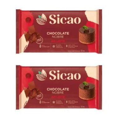 Chocolate ao Leite Sicao - KIT DUAS BARRAS 2.1kG
