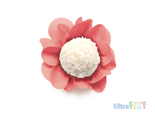 Forminha para Doce Style Coral com 40 unidades - Ultrafest 4830