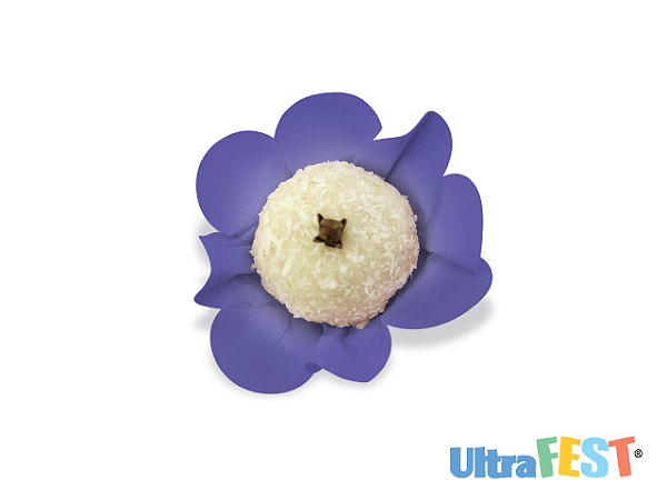 Forminha para Doce Style Violeta com 40 unidades - Ultrafest 4665
