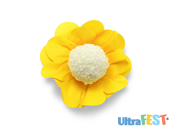 Forminha para Doce Style Amarelo com 40 unidades - Ultrafest 3985
