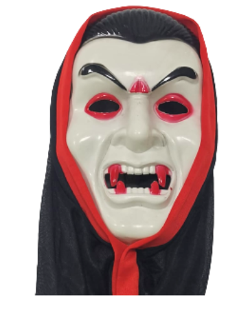 Mascara Dracula Halloween - Modamix - MOD380 - 1 unidade
