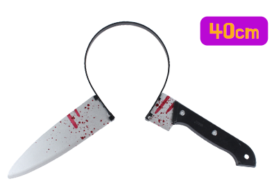 Tiara Faca na Cabeça Zombie Halloween - 1 unidade - Modamix 389